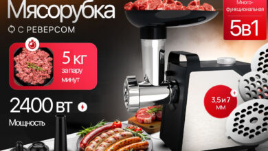 Photo of Мясорубка с насадкой для колбасы