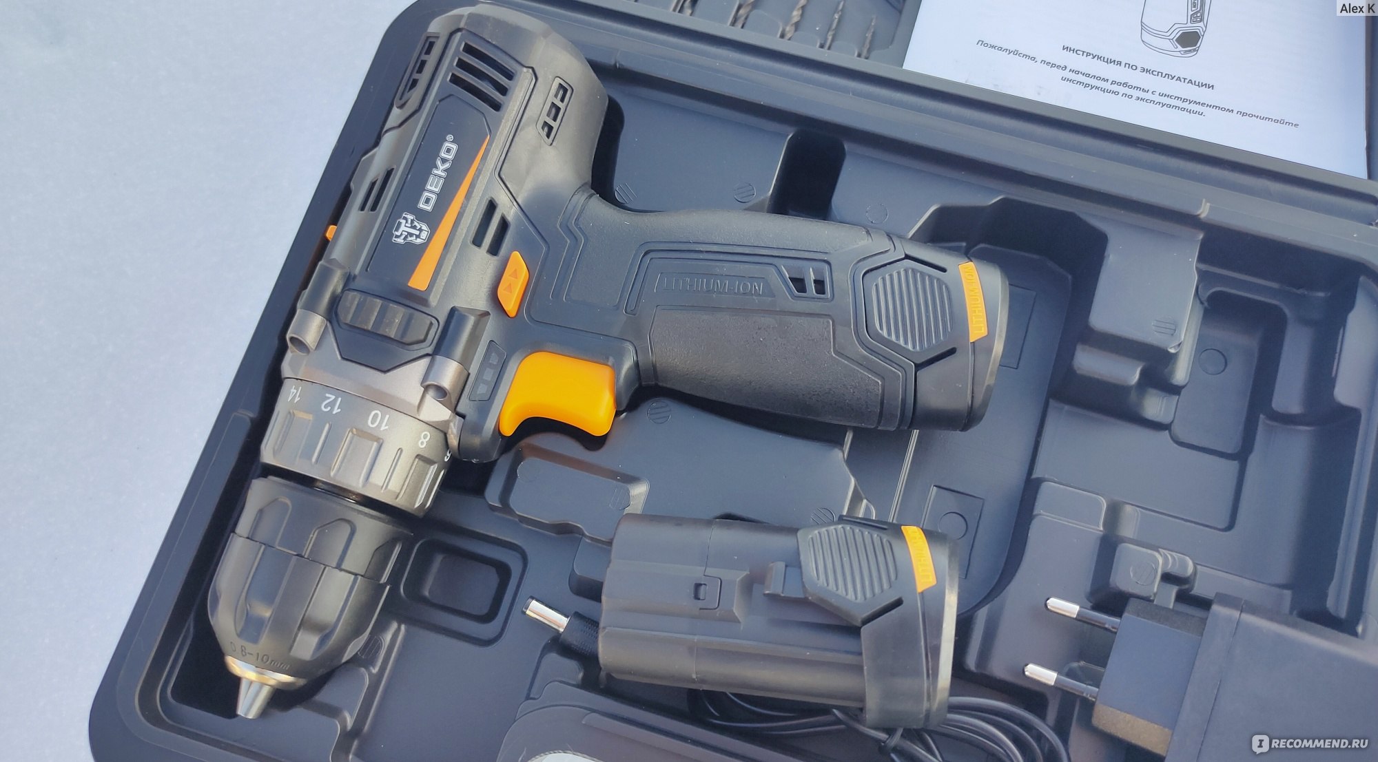 Фото 48 — Аккумуляторная дрель-шуруповерт с дополнительной батареей