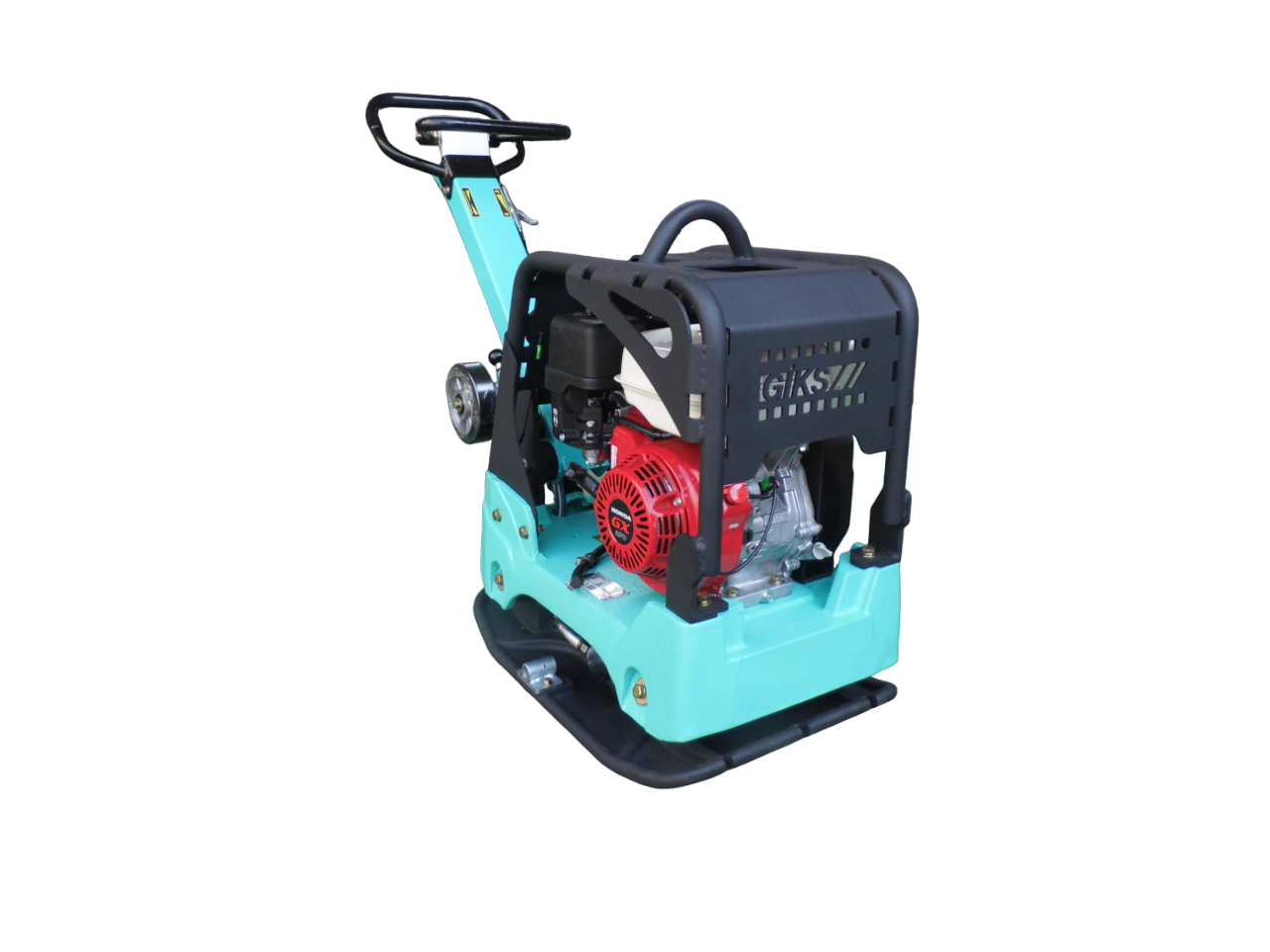 Фото 25 — Виброплита для уплотнения грунта на стройке